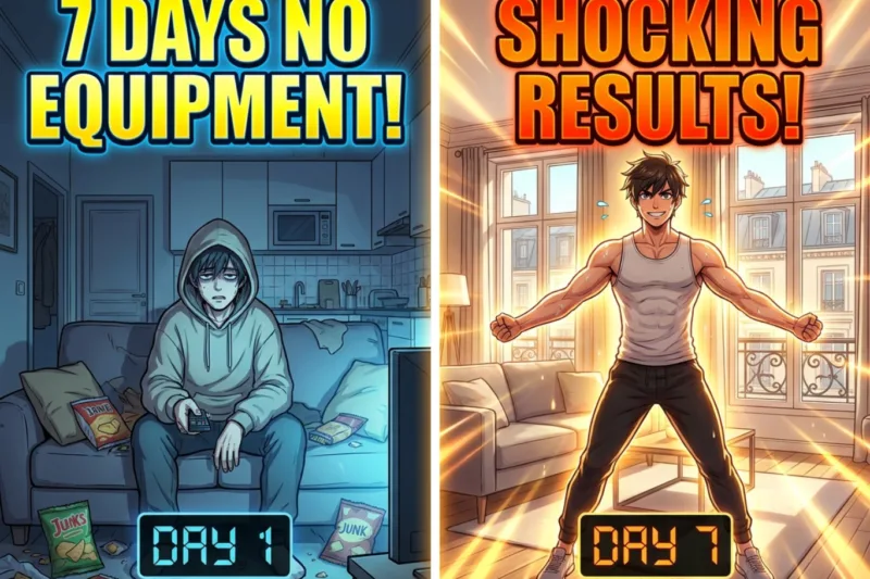 Part 1: I Tried No Equipment Workout for 7 Days (Shocking Results!)
