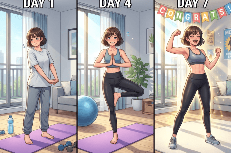 Part 2: Full 7-Day Beginner Workout Plan (Step-by-Step Guide)